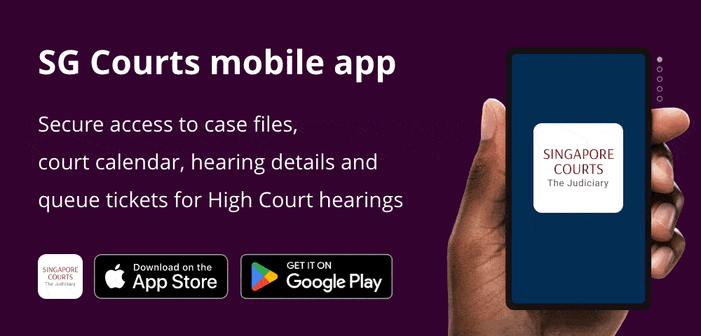 SG Courts mobile app